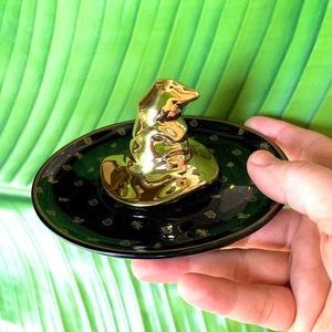 Harry Potter gold and black sorting hat trinket dish